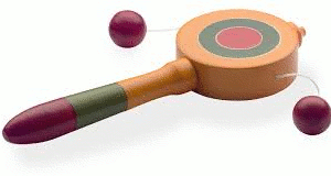 STAGG Hochet-tambour – couleur: jaune, vert et rouge – longueur: 17,3cm  NEUF
