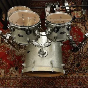 Pacific D&P CX Serie Silver sparkle 22&Prime;10&Prime;12&Prime;14&Prime;+ Pieds (Made In Mexico)