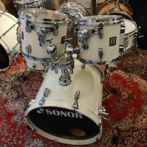 Sonor Force 3003 20&Prime; 10&Prime; 12&Prime; 14&Prime; + cc14&Prime; Fusion Kit White Sparkle Finish