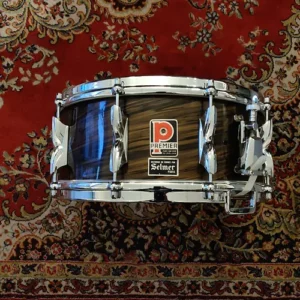 Premier 14&Prime;x5&Prime; Duroplastic Mahogany, « Ringo » finish, mid-1960&rsquo;s