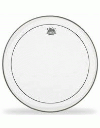 REMO PS-1318-00 Pinstripe Peau de grosse caisse Transparente 18&Prime;