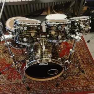 DW Collector Black Oyster Pearl Glass 22&Prime; 10&Prime; 12&Prime; 13&Prime; 16&Prime; cc14&Prime;x5&Prime;