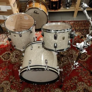 Ludwig Classic Maple Downbeat Vintage White Marine
