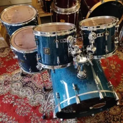 Sonor Delite Birdseye Azure 22&Prime; 10&Prime; 12&Prime; 14&Prime;TB 16&Prime;TB