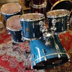 Sonor Delite Birdseye Azure 22&Prime; 10&Prime; 12&Prime; 14&Prime;TB 16&Prime;TB