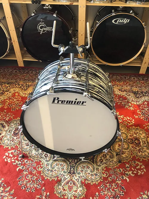 Premier Elite Bass Drum 24"x14" Mahogany + attache GC