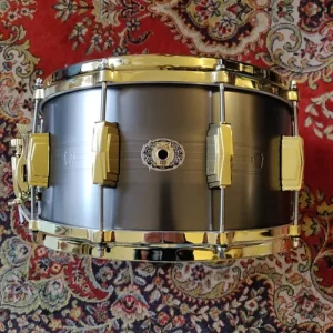 Ludwig 14&Prime; x 7&Prime; 110th Anniversary Heirloom Black Brass Snare Drum LBR0714CX