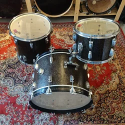 Ludwig Super Classic Galaxy Sparkle Keystone 1964 22&Prime; 13&Prime; 16&Prime; Vintage