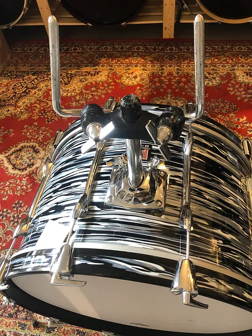 Premier Elite Bass Drum 24"x14" Mahogany + attache GC - Image 2