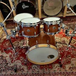 Gretsch USA Brooklyn Satin Mahogany 22&Prime; 10&Prime; 12&Prime; 16&Prime; + clamps & supports