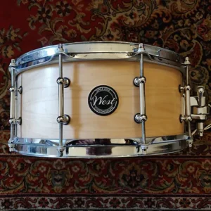 West Custom Drums Caisse Claire Maple 14&Prime;x6&Prime;