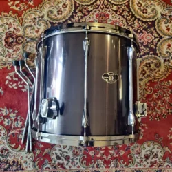 Tama Hyperdrive Tom Bass 16″x14″ Brushed Charcoal Black Maple