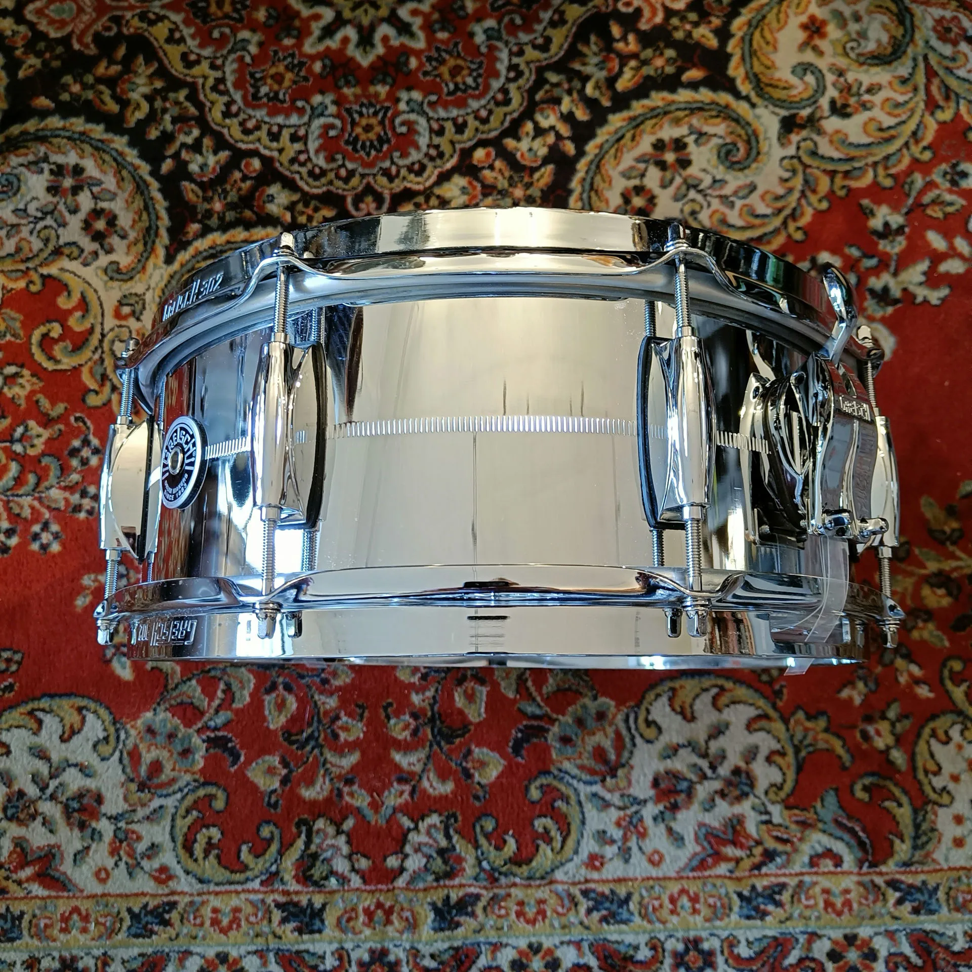 Gretsch Brooklyn Chrome Over Steel 14" x 5,5" USA GB4165S – Image 2