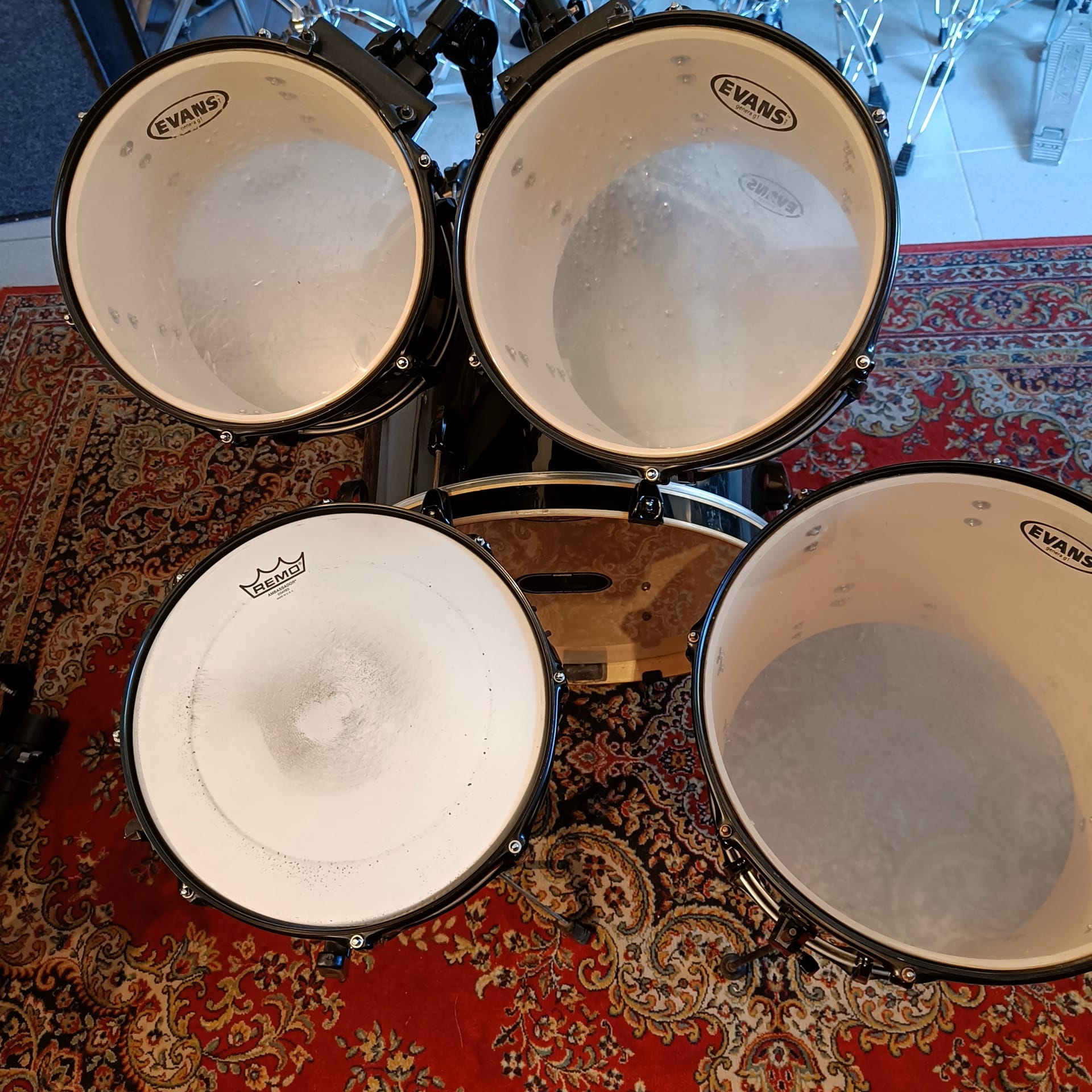 Pearl Export EX 22" 12" 13" 16" + CC 14"x5" Black - Image 5