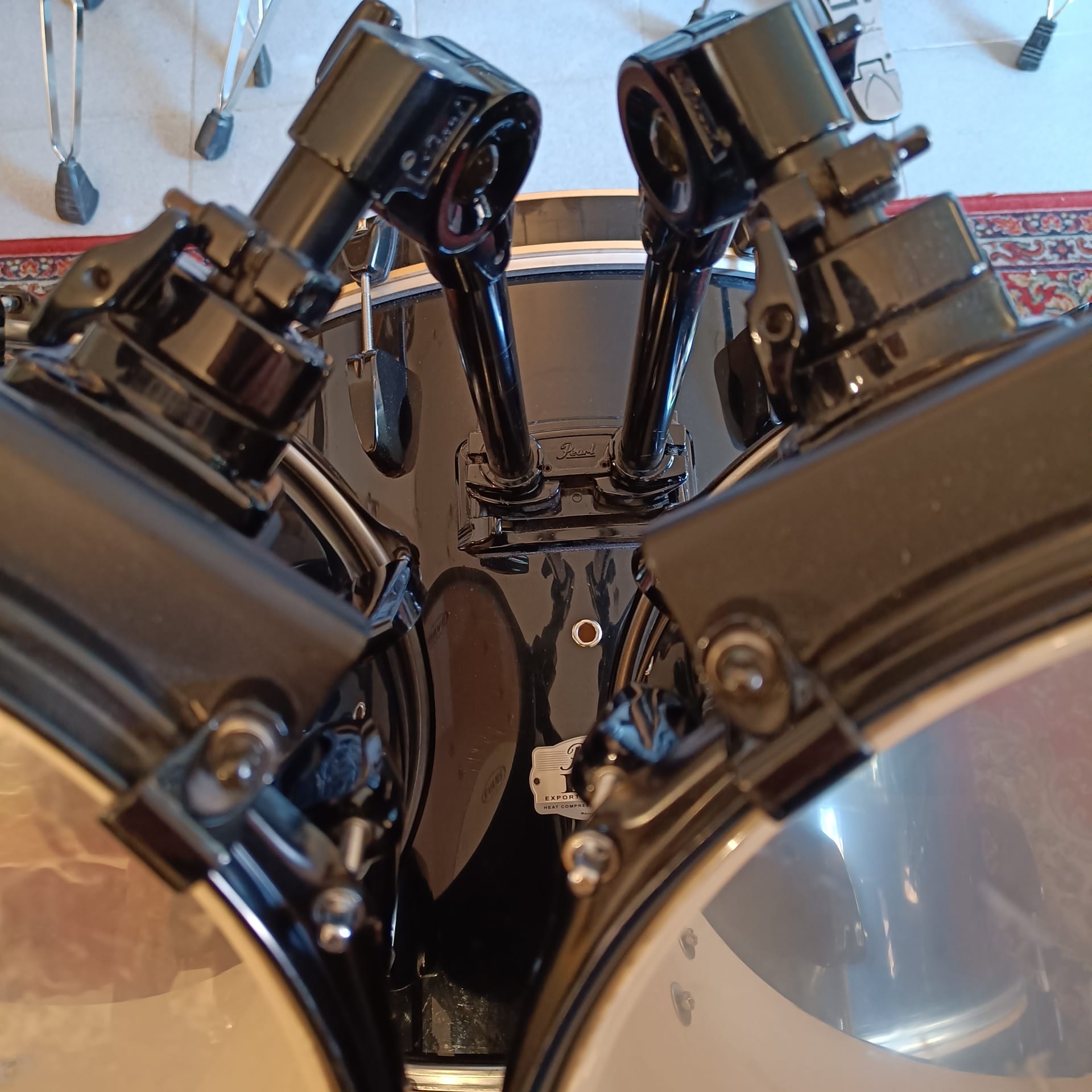 Pearl Export EX 22" 12" 13" 16" + CC 14"x5" Black - Image 7