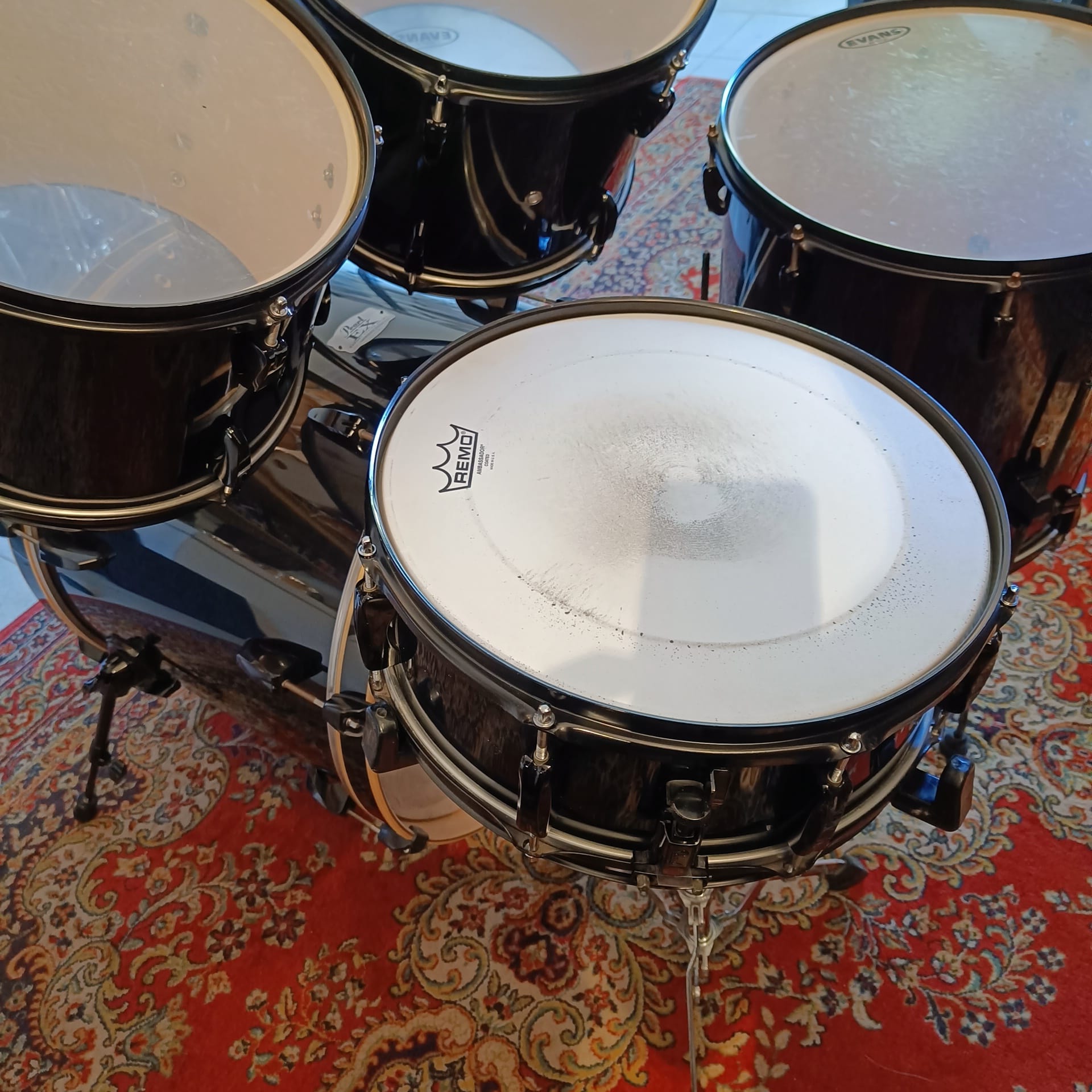 Pearl Export EX 22" 12" 13" 16" + CC 14"x5" Black - Image 6