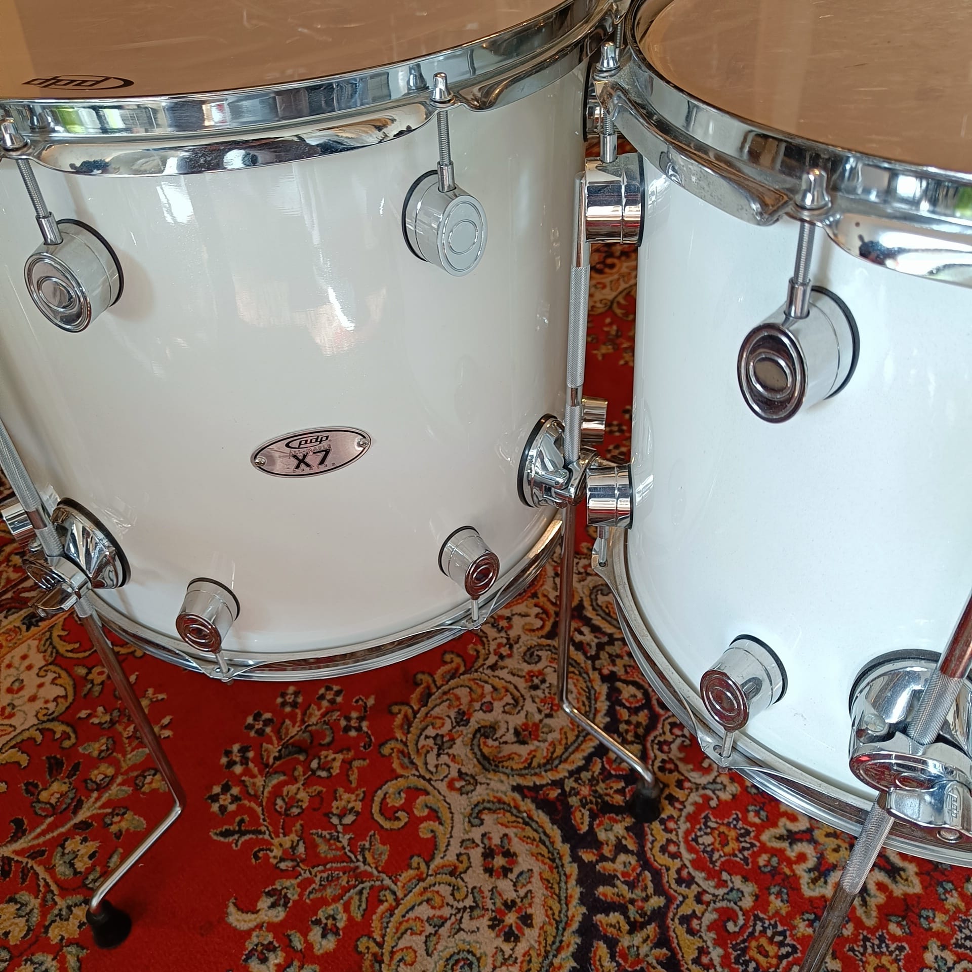 PDP X7 by DW All Maple 8"x7" 10"x8" 12"x9" 14"x12"TB 16"x14"TB 22"x18" + cc 14"x5" + Clamp - Image 6