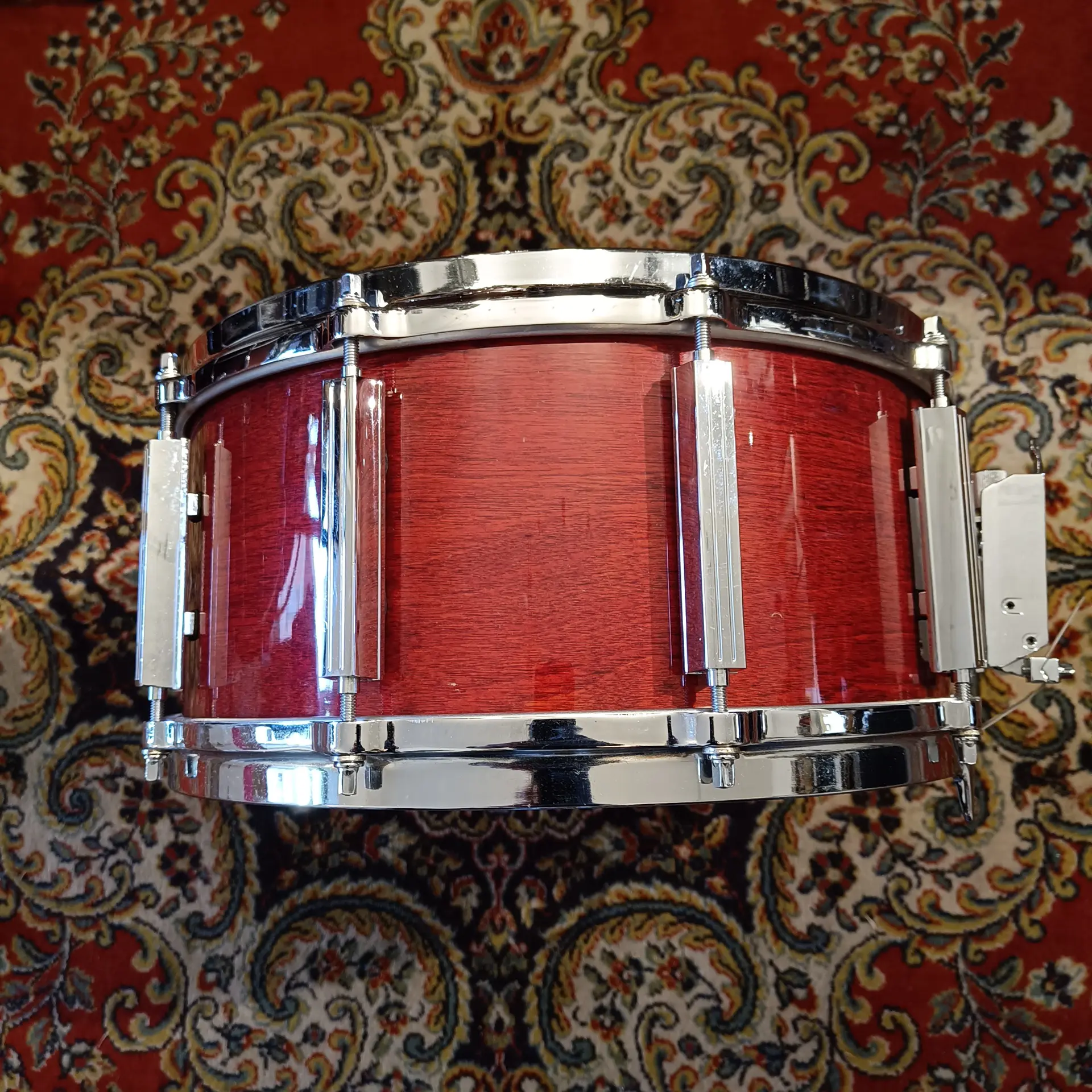 Tama Artwood AW336D 14"x6,5" Cherry Wine Vintage 80's – Image 3