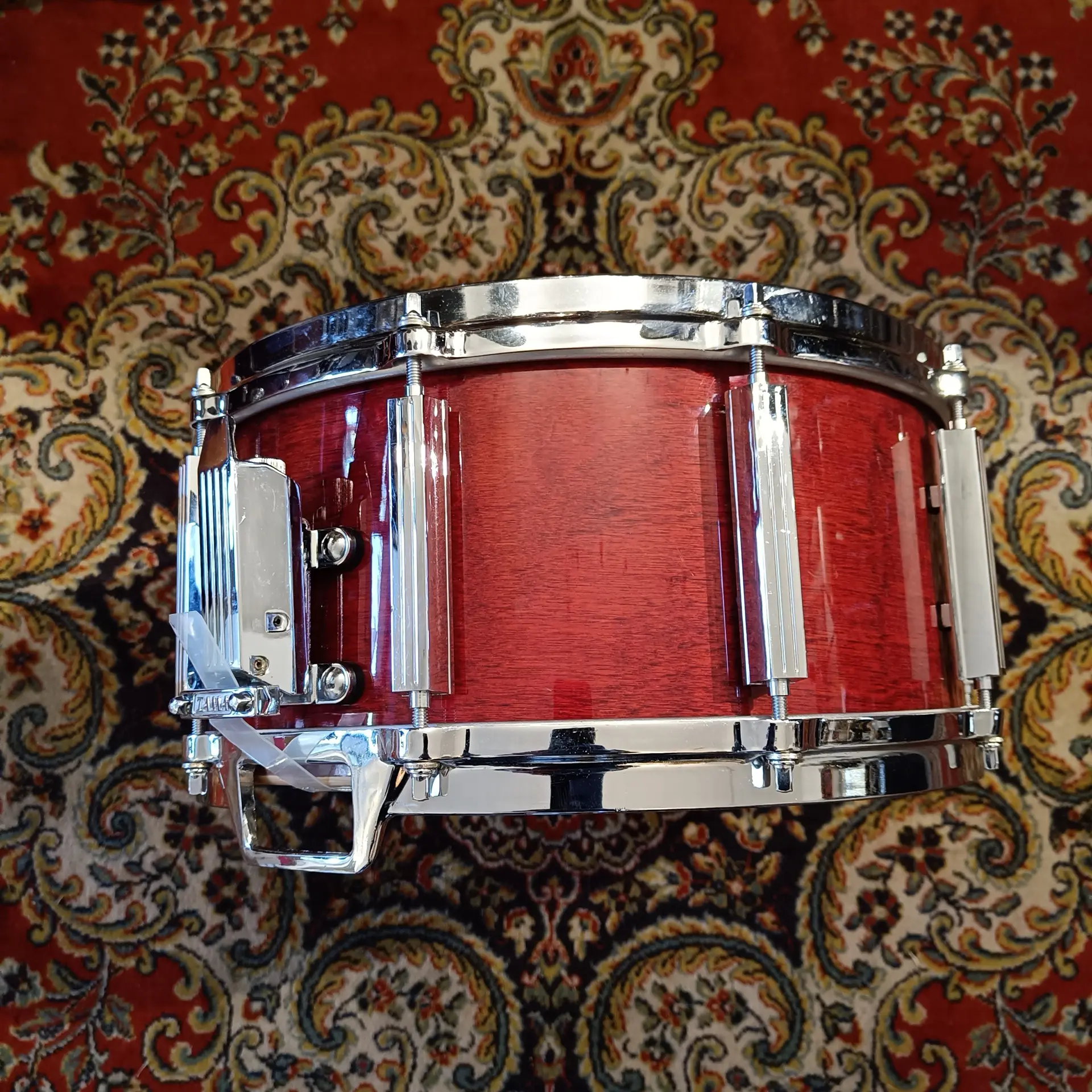 Tama Artwood AW336D 14"x6,5" Cherry Wine Vintage 80's – Image 4