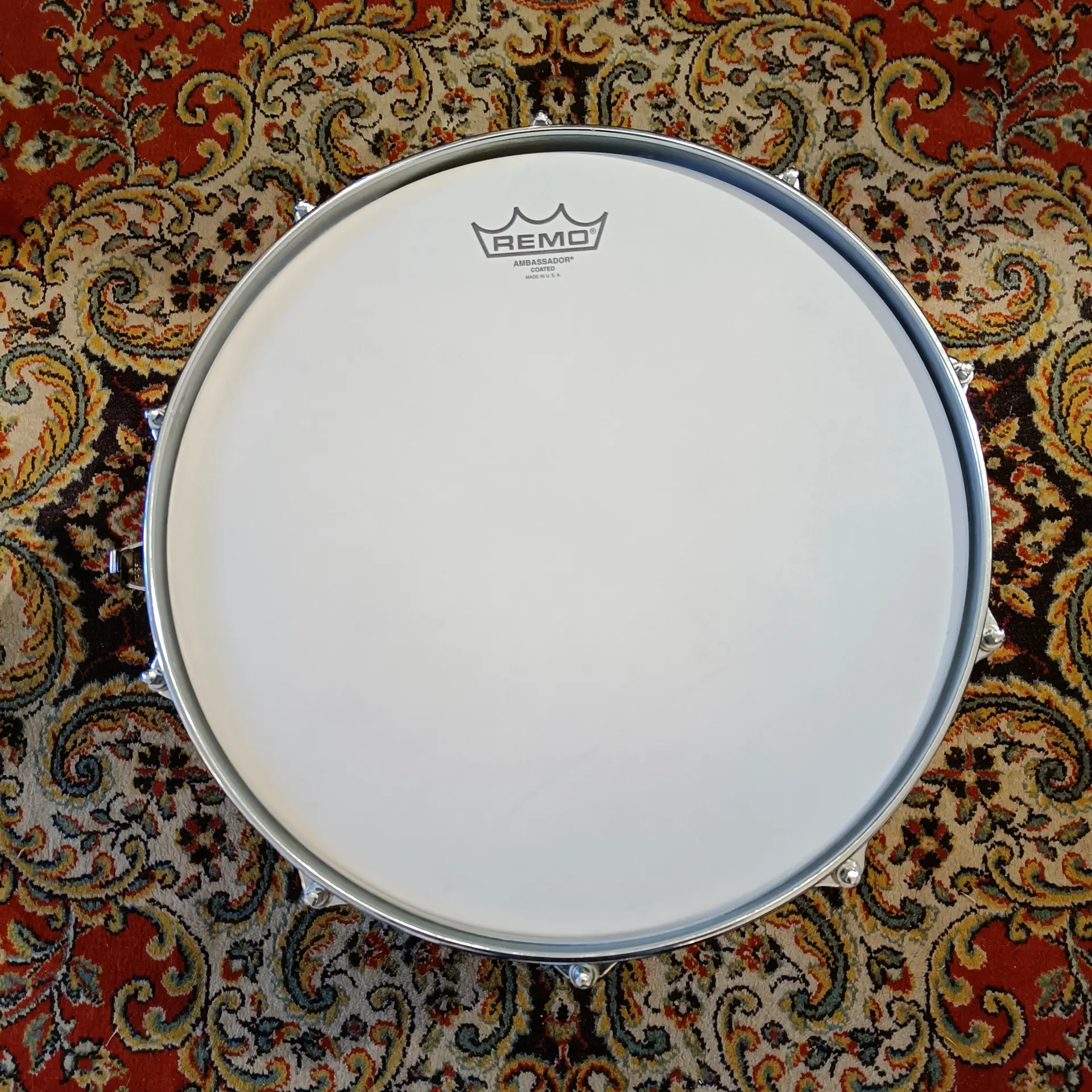 Tama Artwood AW336D 14"x6,5" Cherry Wine Vintage 80's – Image 6