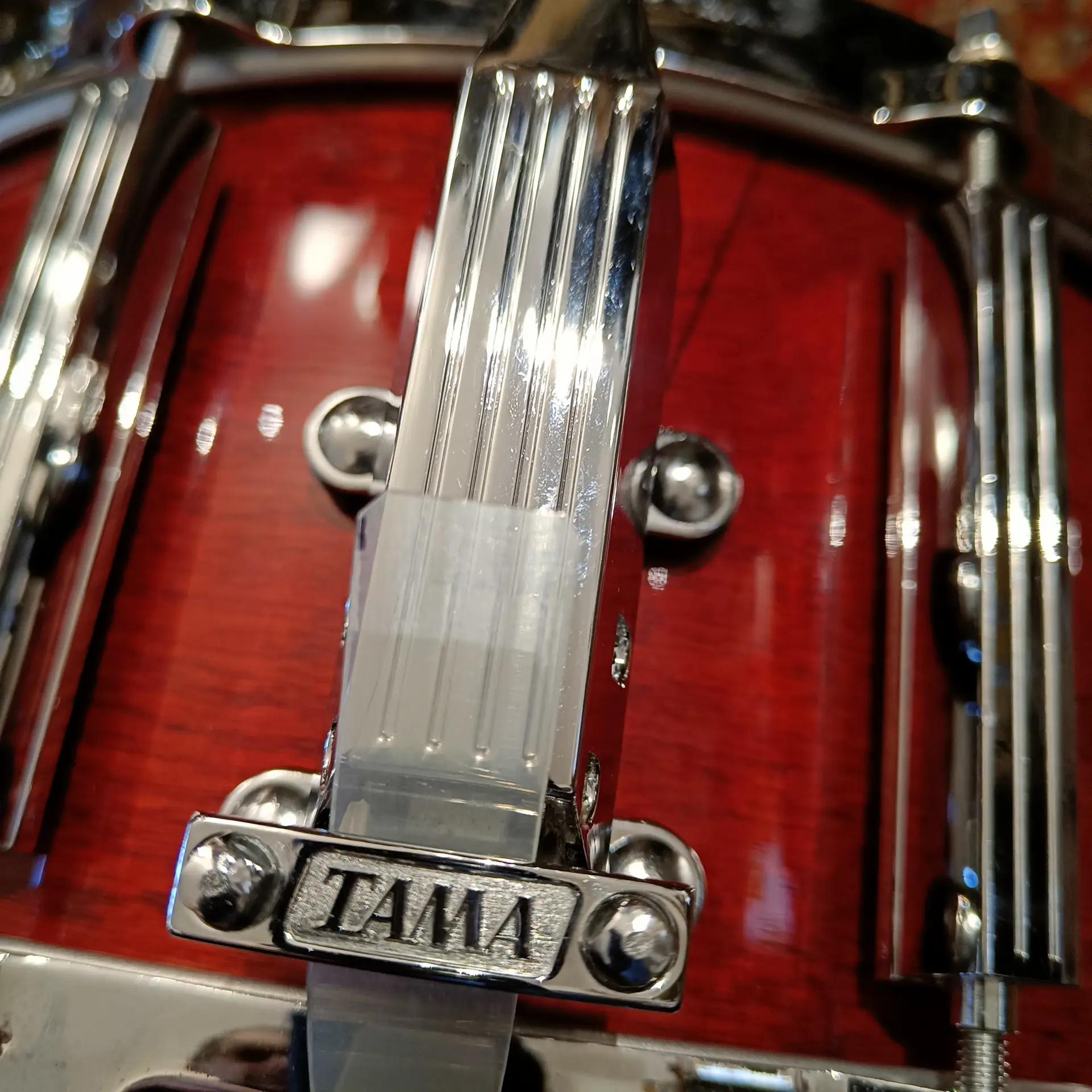 Tama Artwood AW336D 14"x6,5" Cherry Wine Vintage 80's – Image 9