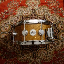 DW Collector&rsquo;s Burnt Orange Glass Glitter 14&Prime;x6,5&Prime; (2009) VLT Maple / Mahogany