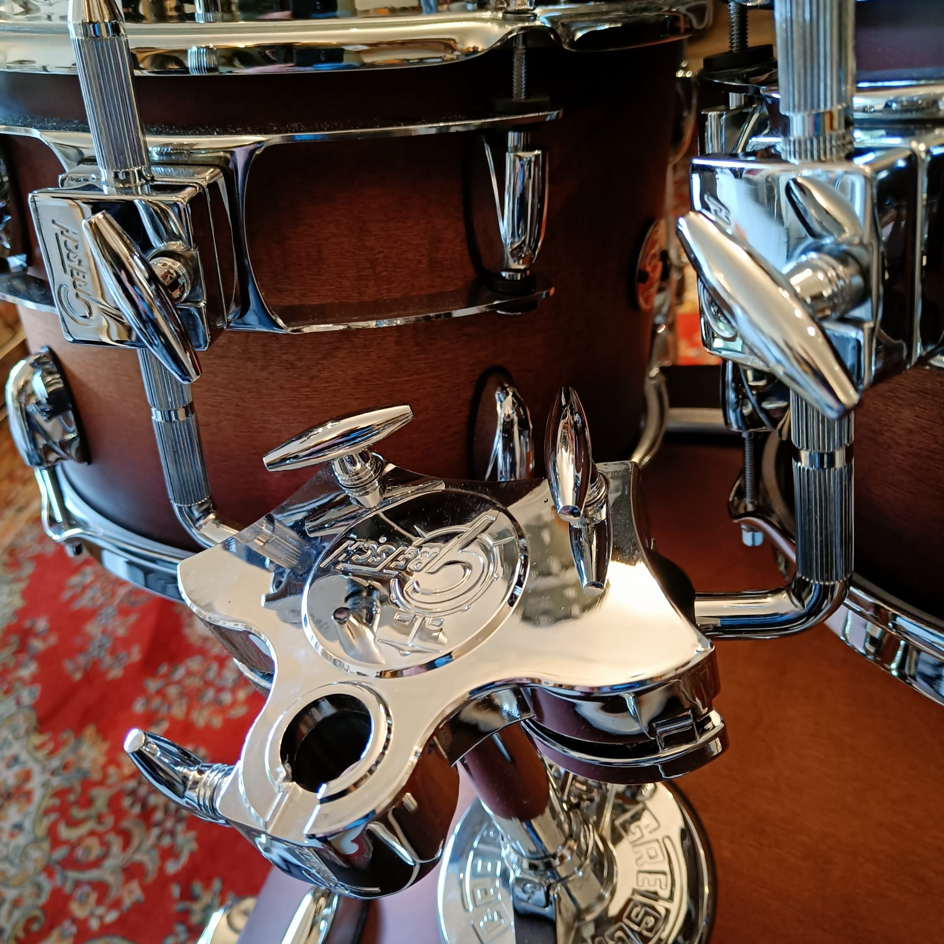 Gretsch Renown Maple Studio 10"x7" 12"x8" 14"x14" 20"x16" Satin Tobacco Burst - Image 3