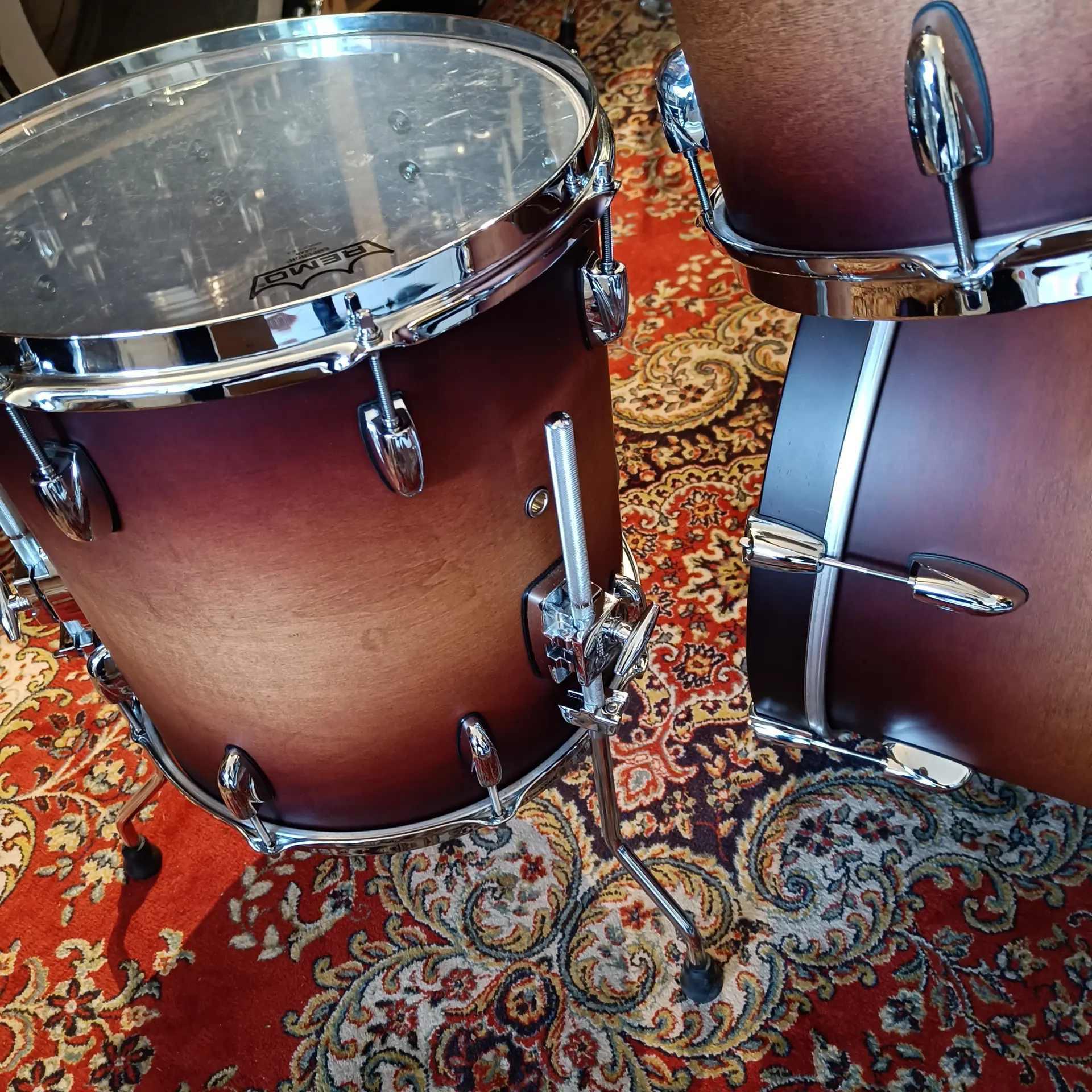 Gretsch Renown Maple Studio 10"x7" 12"x8" 14"x14" 20"x16" Satin Tobacco Burst – Image 5