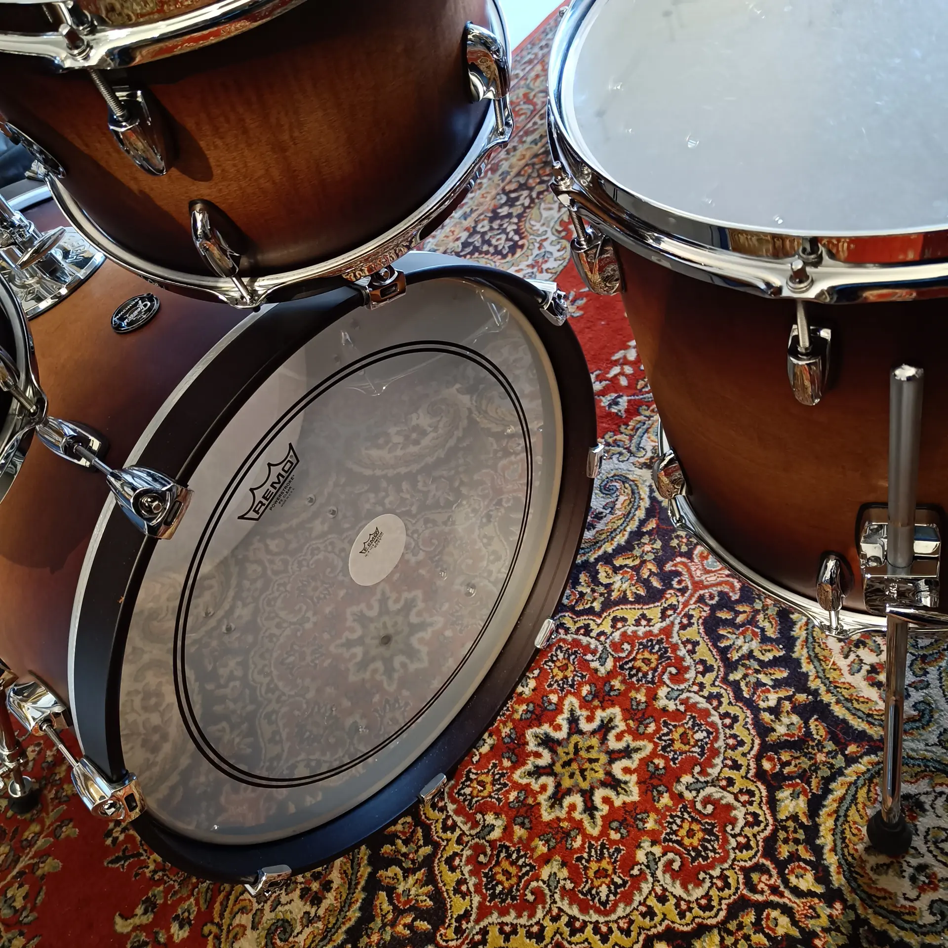 Gretsch Renown Maple Studio 10"x7" 12"x8" 14"x14" 20"x16" Satin Tobacco Burst – Image 7