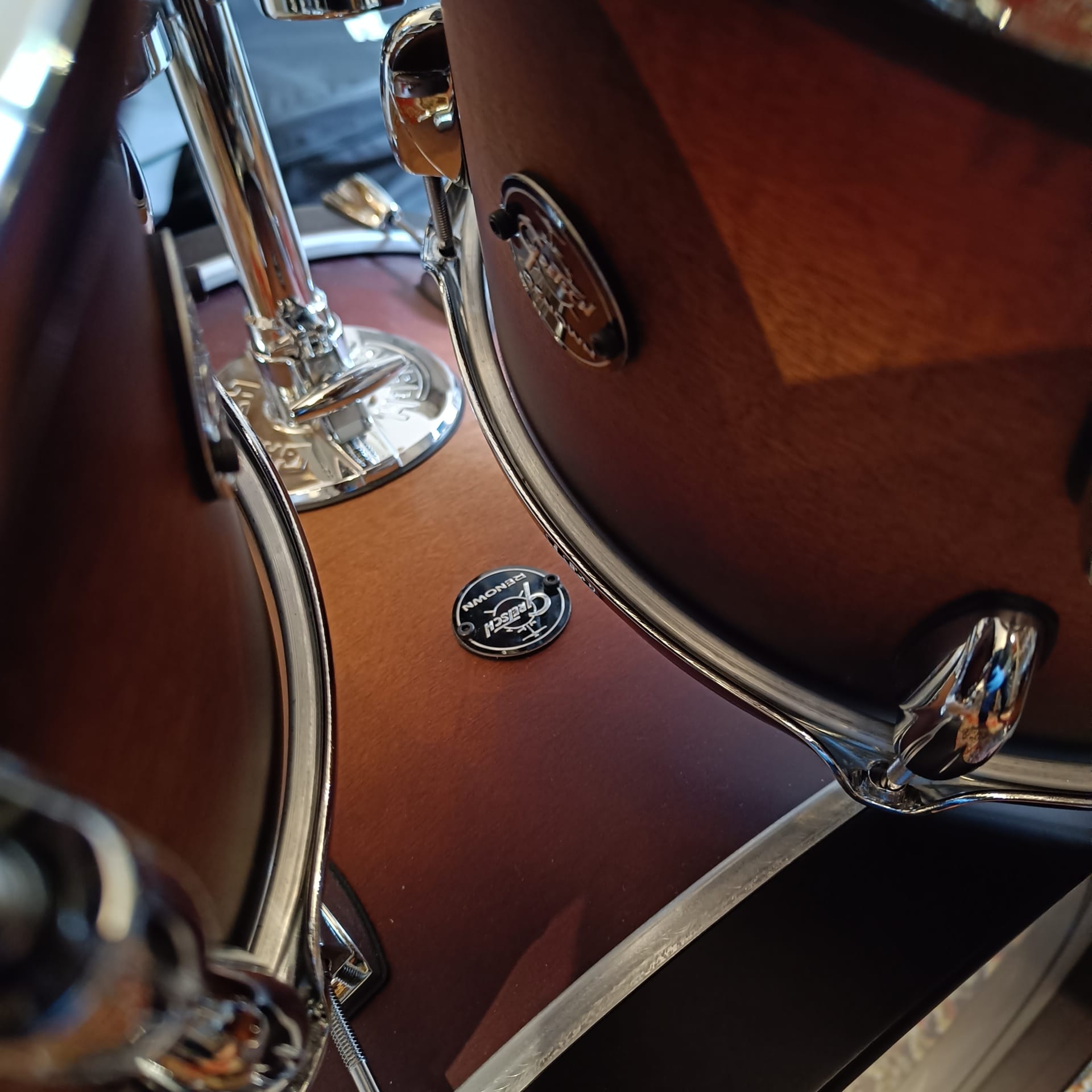 Gretsch Renown Maple Studio 10"x7" 12"x8" 14"x14" 20"x16" Satin Tobacco Burst - Image 8