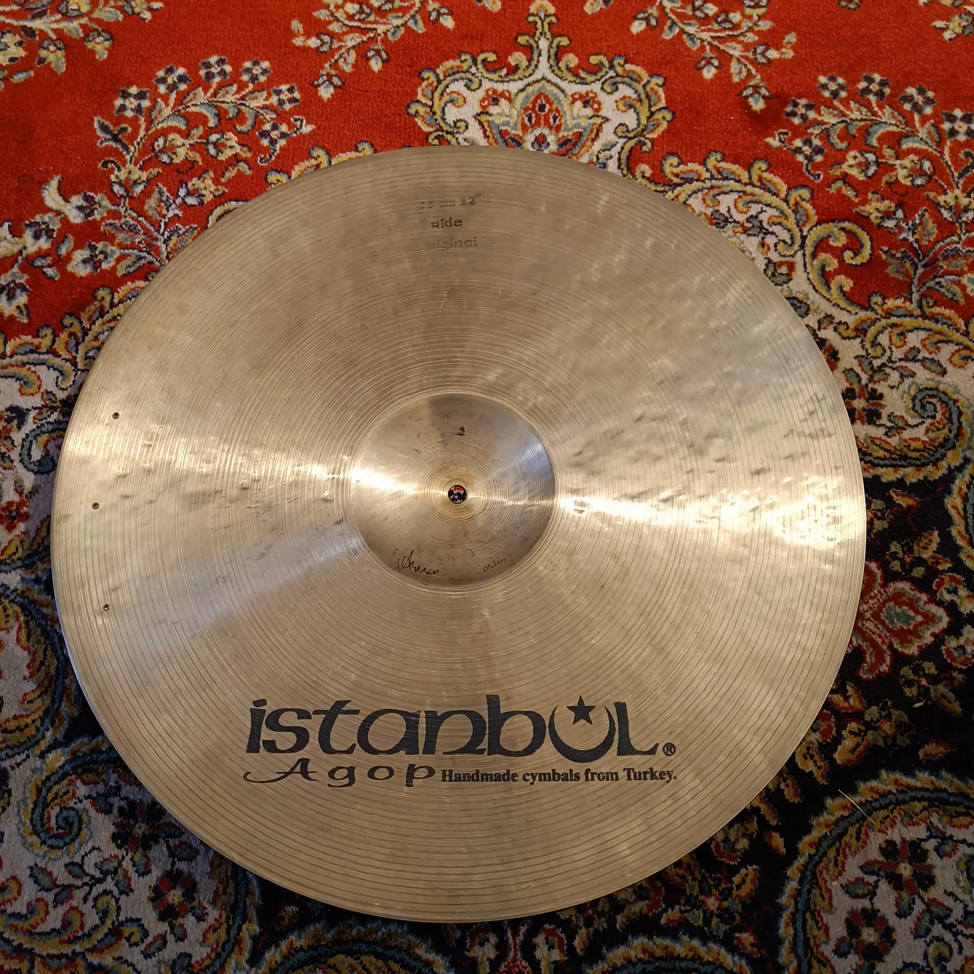 Istanbul Agop Original Vintage 2000 Ride 22" + 3 rivets – Image 4