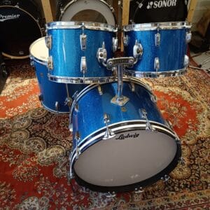 Ludwig Hollywood 22&Prime; 12&Prime; 13&Prime; 16&Prime; 1969 Mahogany Blue Sparkle