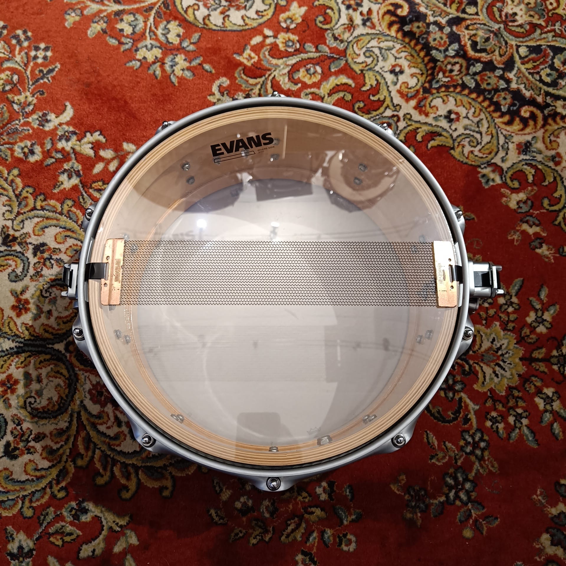 DW Collector Hot Rod Custom 14"x6" Satin Chrome Hardware 2005 – Image 7