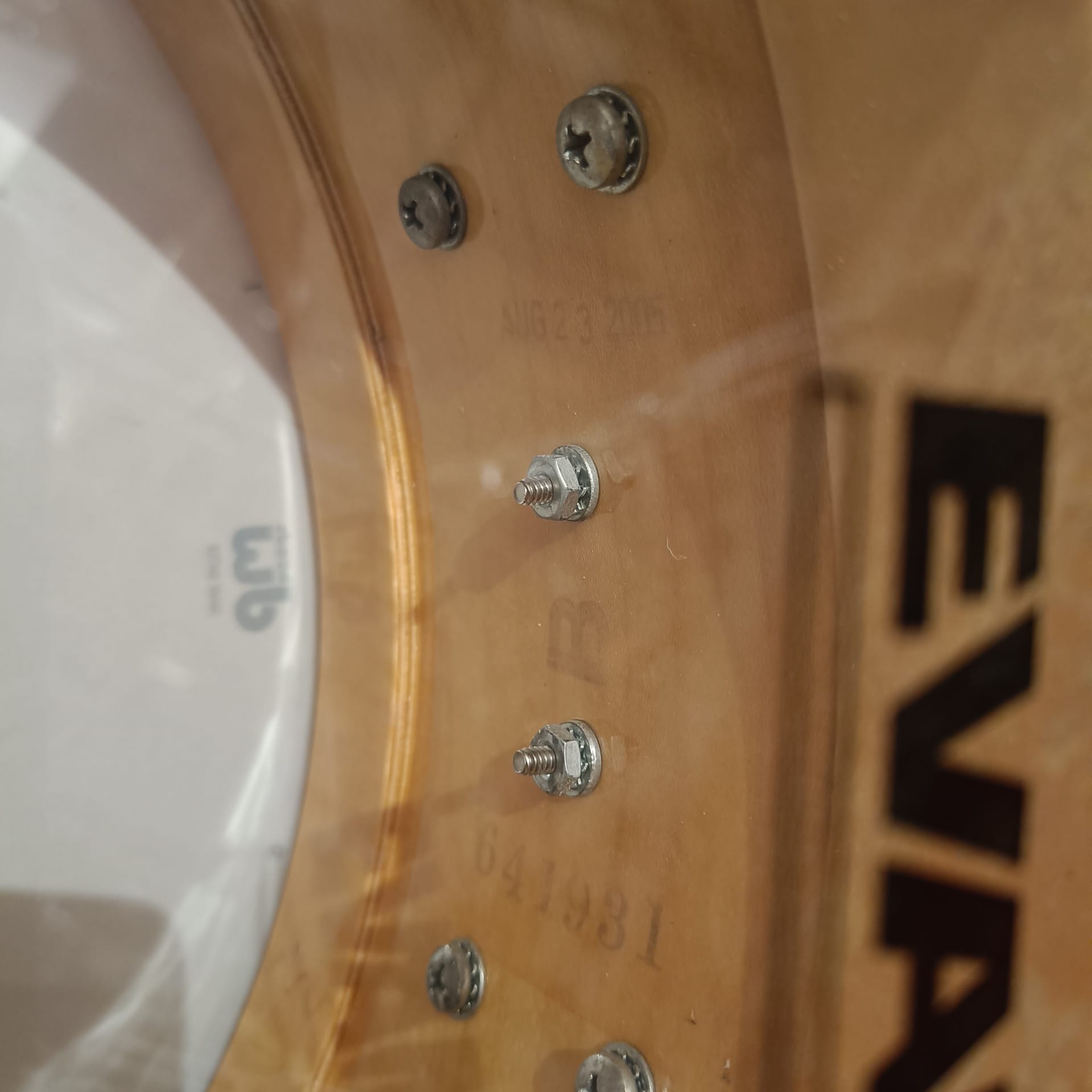 DW Collector Hot Rod Custom 14"x6" Satin Chrome Hardware 2005 – Image 9