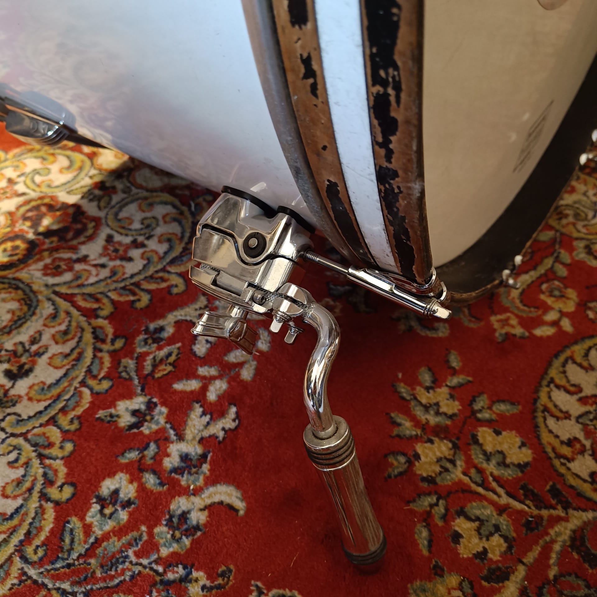 Ludwig Grosse Caisse 26"x14" B&0 White Cortex Parade Vintage – Image 8