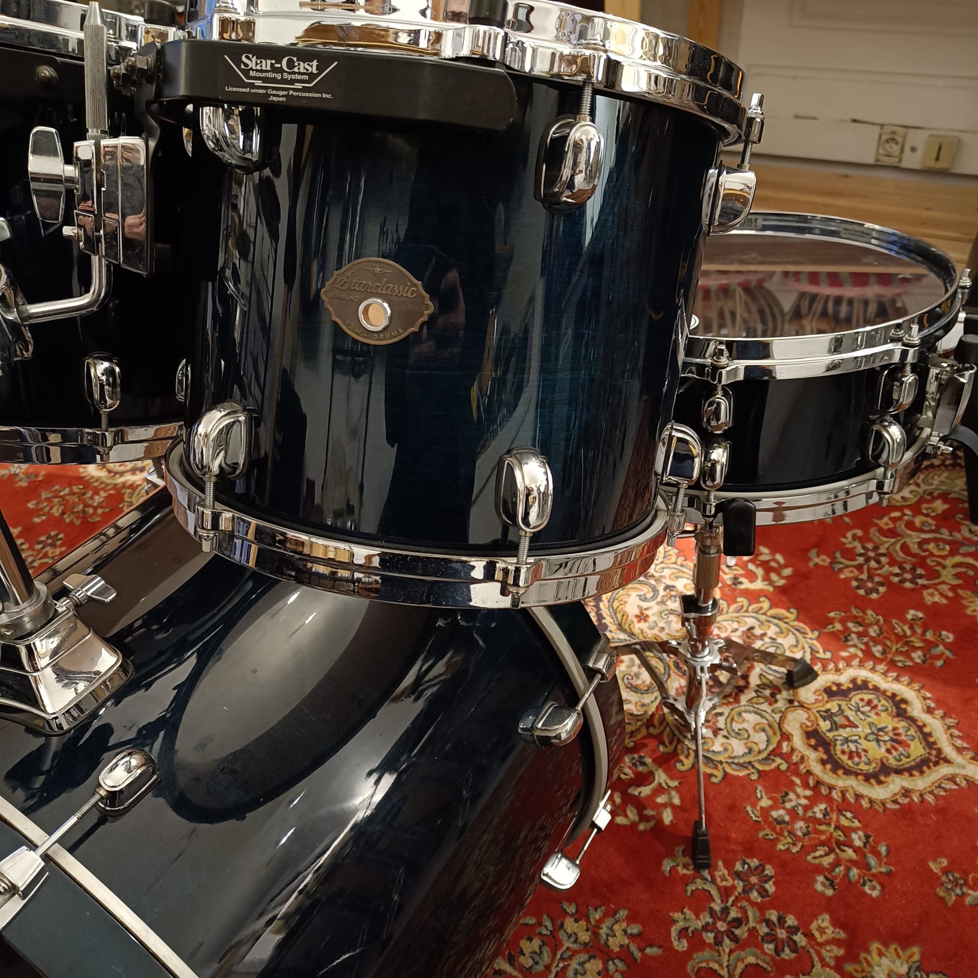 Tama Starclassic Performer Indigo Blue 22"x16" 12"x10 13"x11" 16"x16" Made in Japan - Image 2
