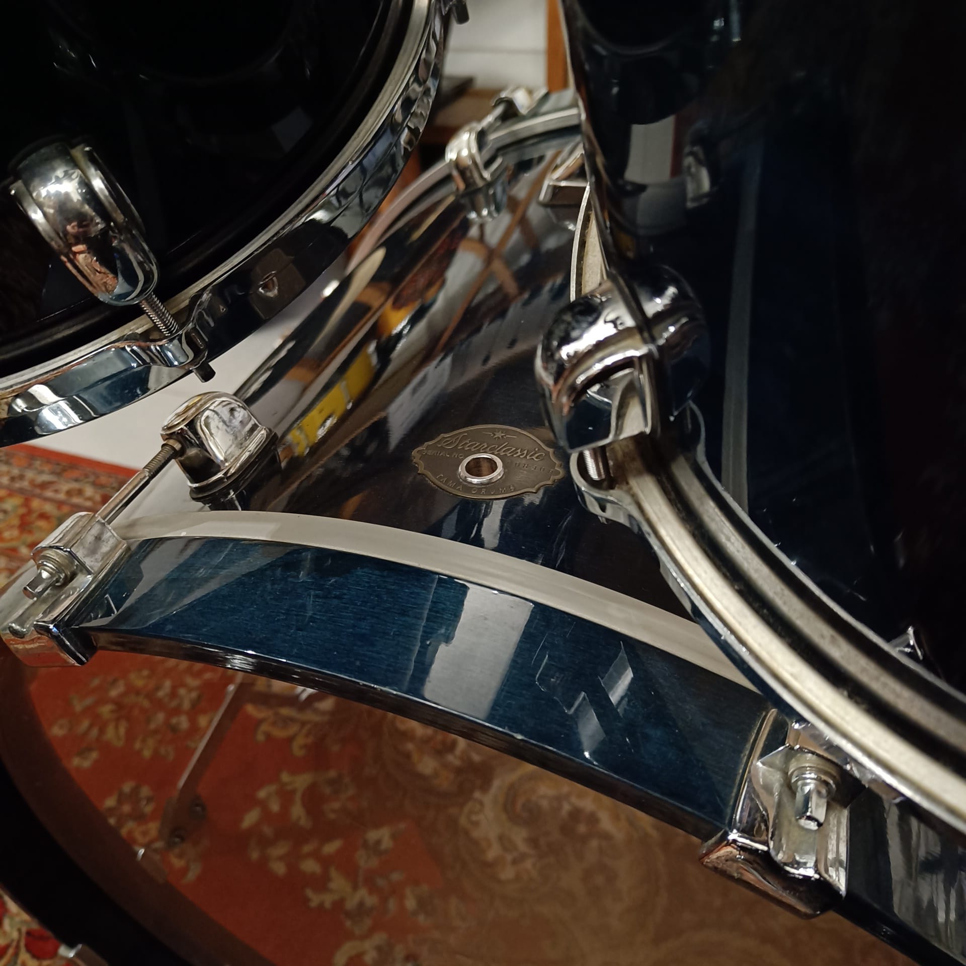 Tama Starclassic Performer Indigo Blue 22"x16" 12"x10 13"x11" 16"x16" Made in Japan - Image 6