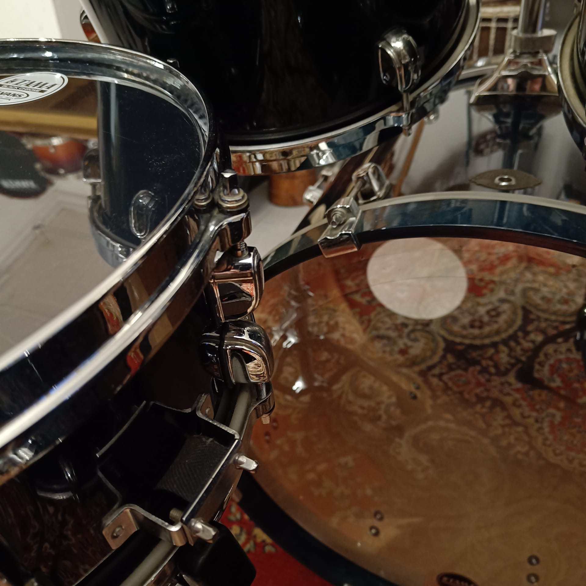 Tama Starclassic Performer Indigo Blue 22"x16" 12"x10 13"x11" 16"x16" Made in Japan - Image 7