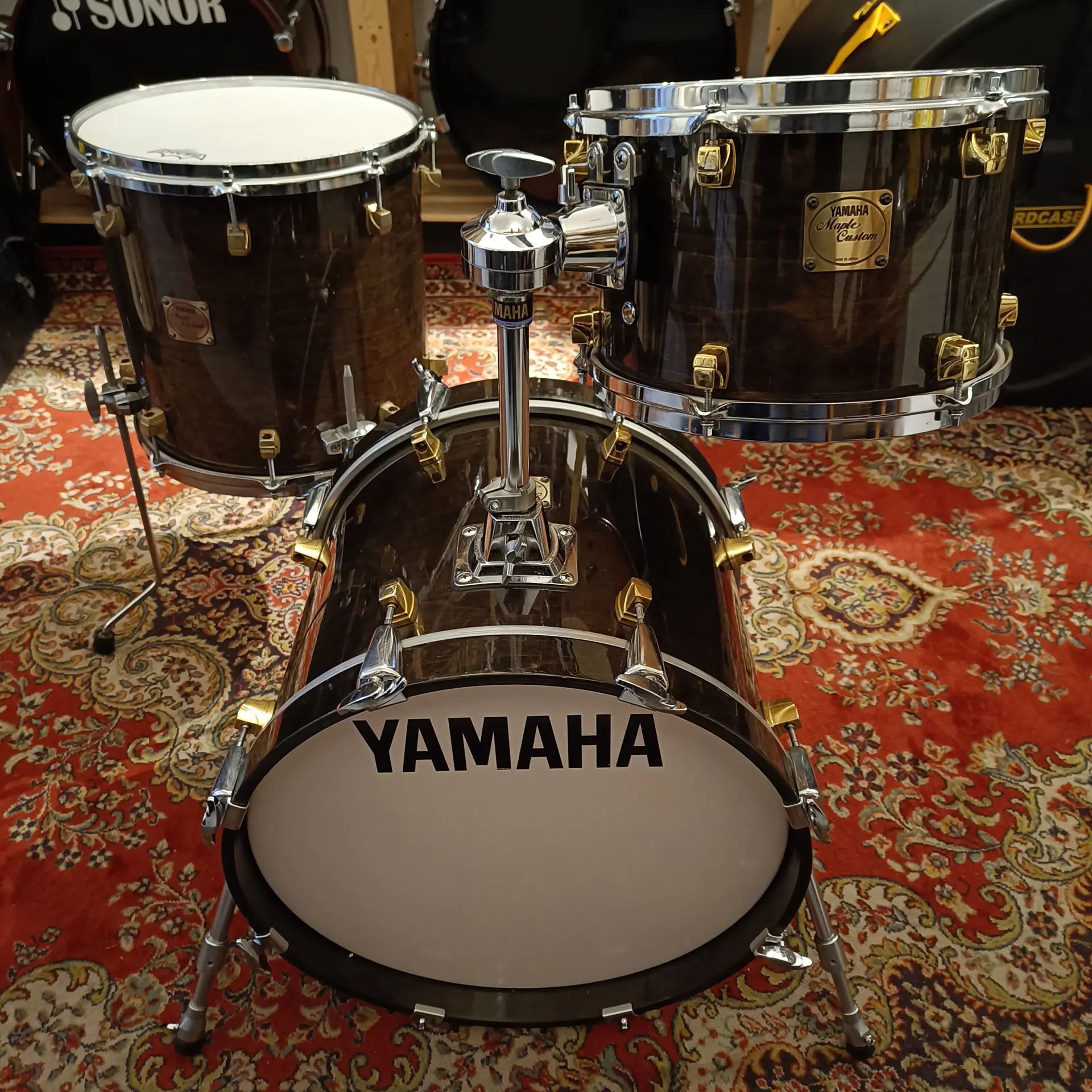 Yamaha Maple Custom Bop Kit 18"x14" 12"x8" 14"x14"