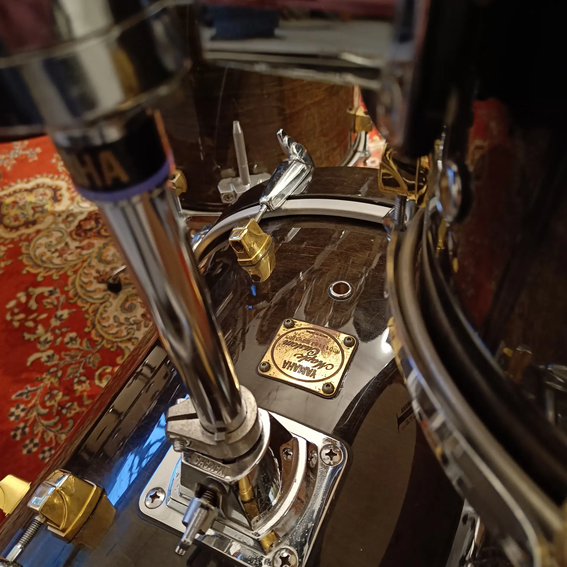 Yamaha Maple Custom Bop Kit 18"x14" 12"x8" 14"x14" 1st generation Made in Japan – Image 11