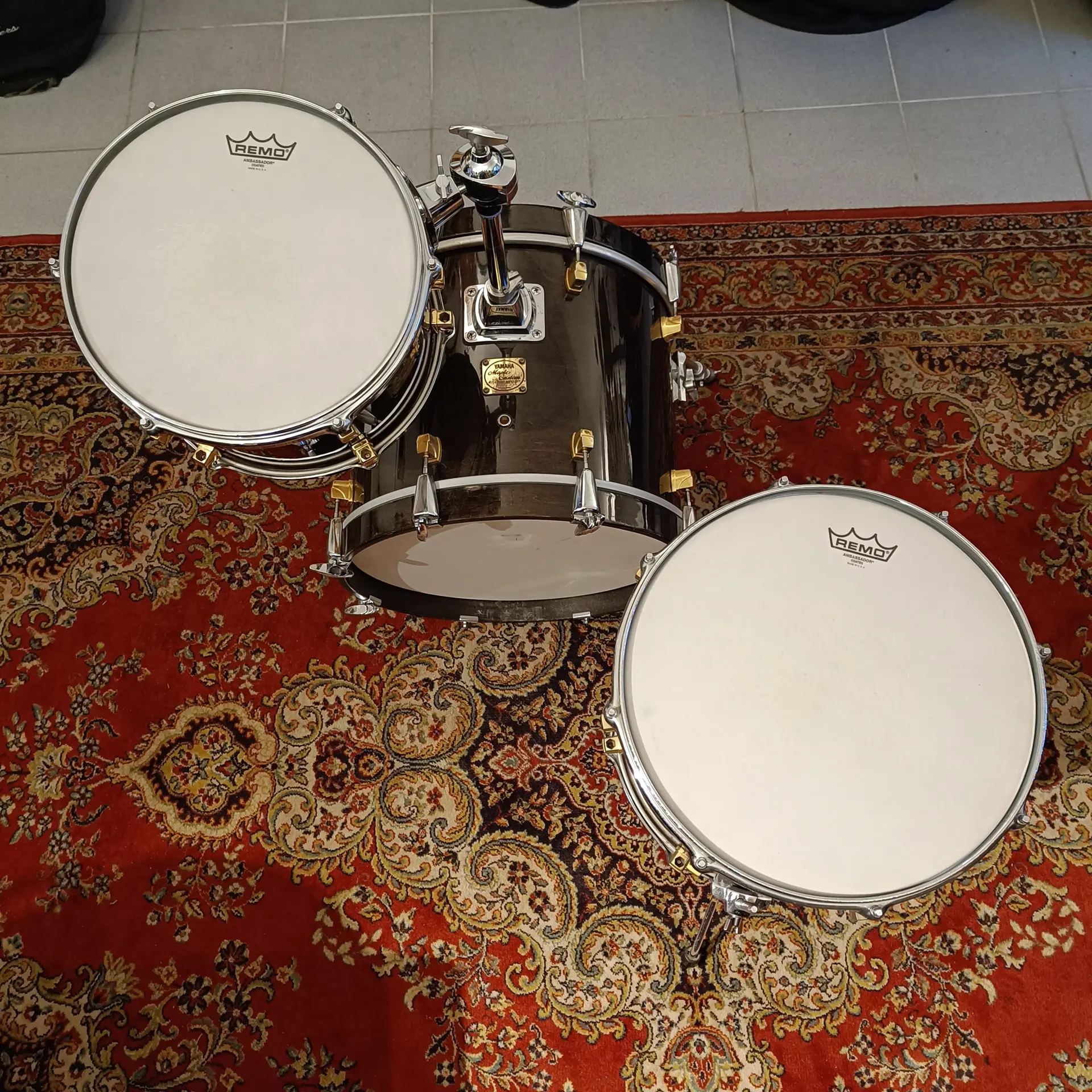 Yamaha Maple Custom Bop Kit 18"x14" 12"x8" 14"x14" 1st generation Made in Japan – Image 6