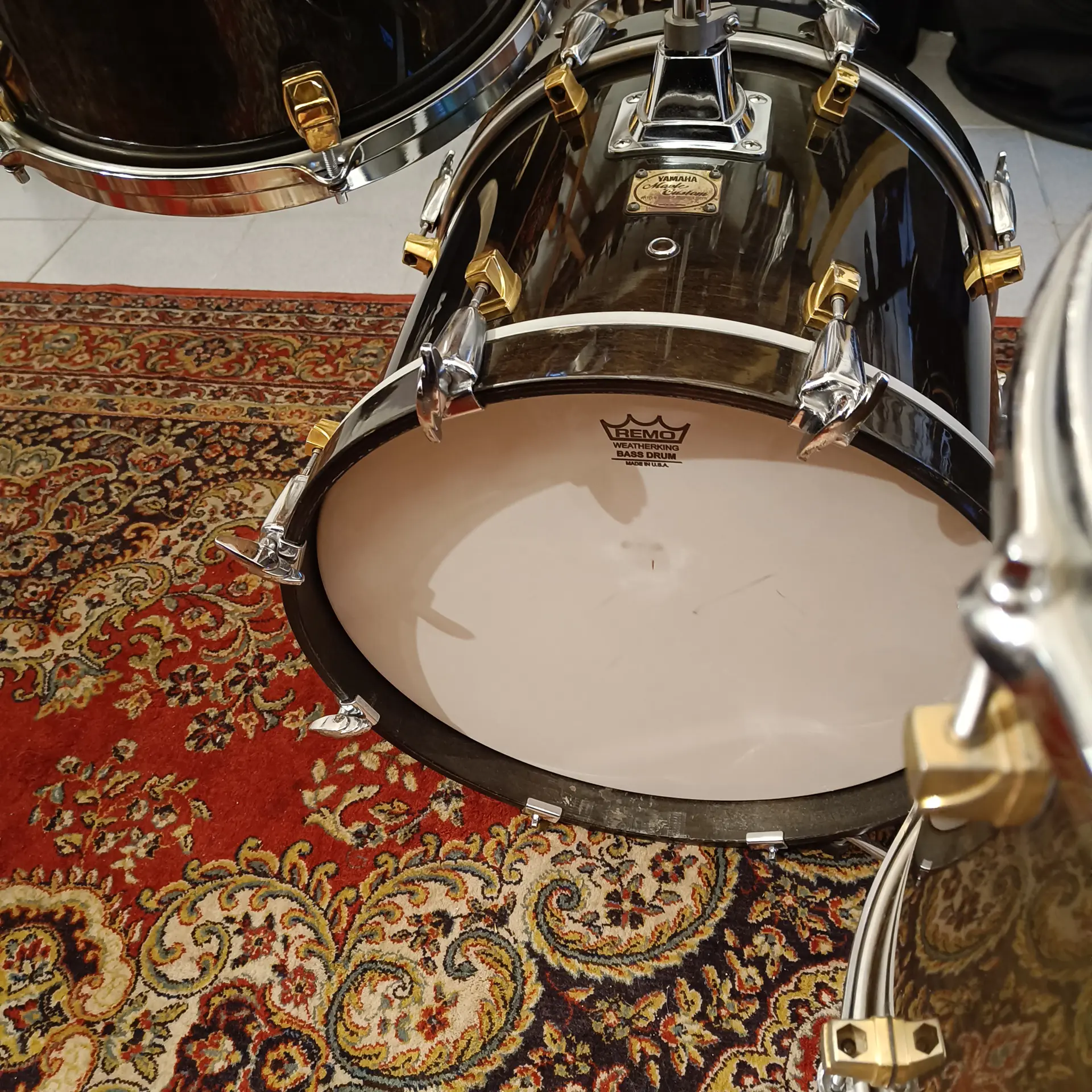 Yamaha Maple Custom Bop Kit 18"x14" 12"x8" 14"x14" 1st generation Made in Japan – Image 7