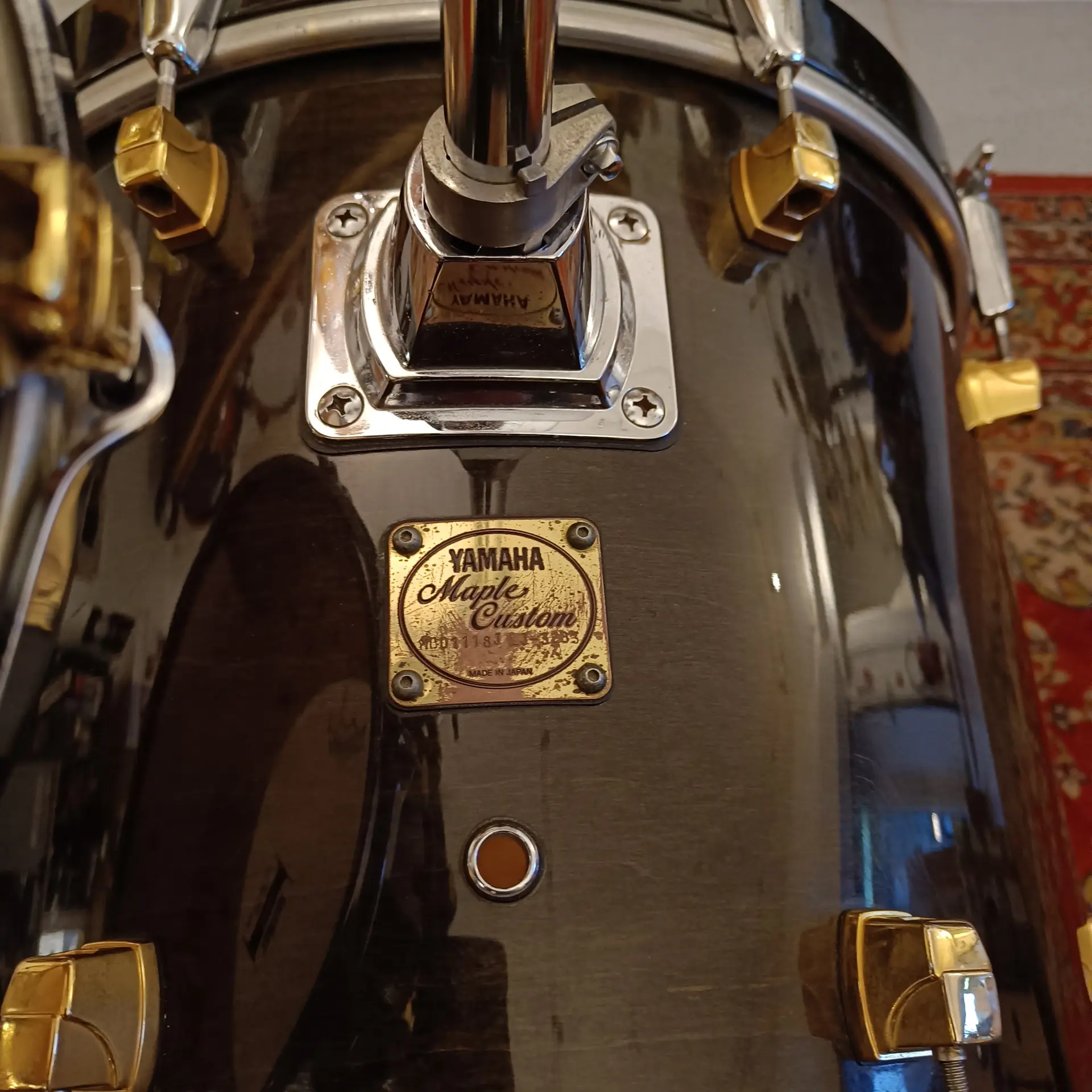 Yamaha Maple Custom Bop Kit 18"x14" 12"x8" 14"x14" 1st generation Made in Japan – Image 8