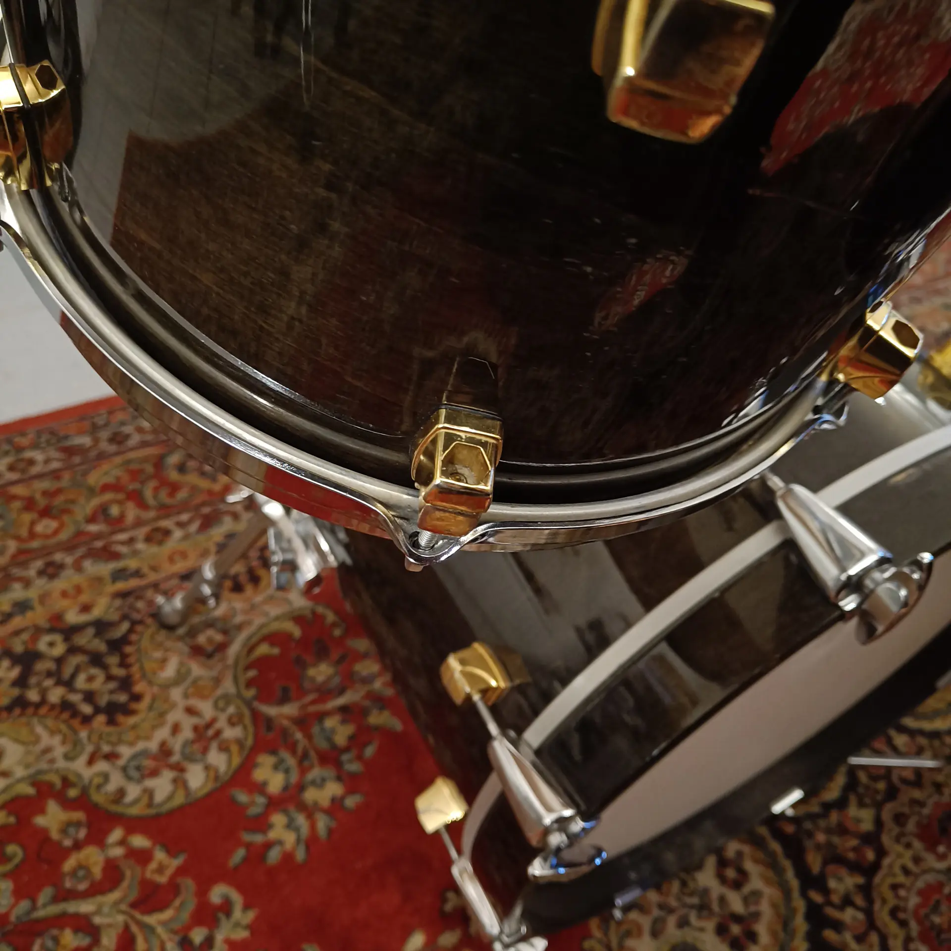 Yamaha Maple Custom Bop Kit 18"x14" 12"x8" 14"x14" 1st generation Made in Japan – Image 9