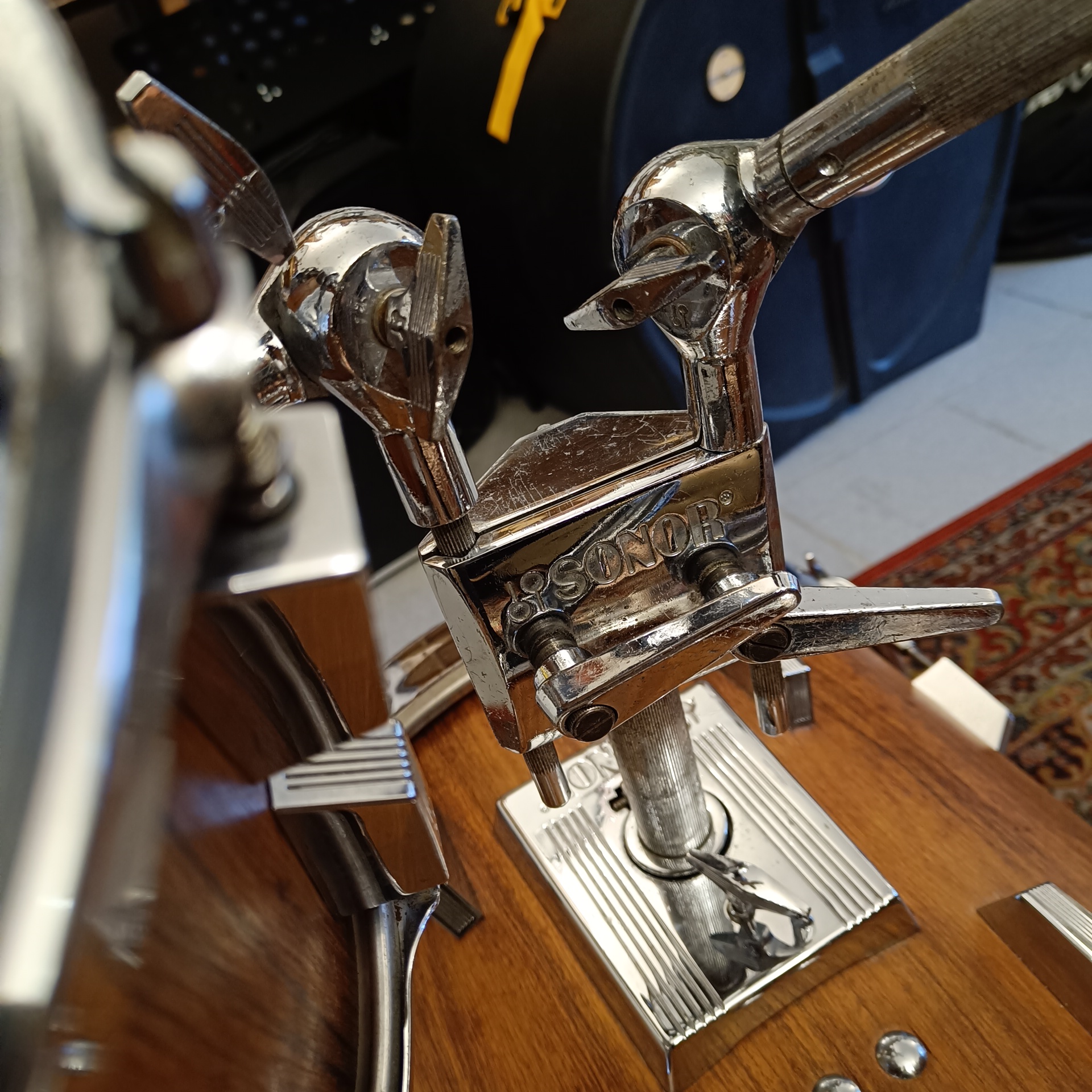 Sonor Phonic Genuine Rosewood Veneer 18"x14" 12"x8" 14"x14" Vintage early 80's - Image 11