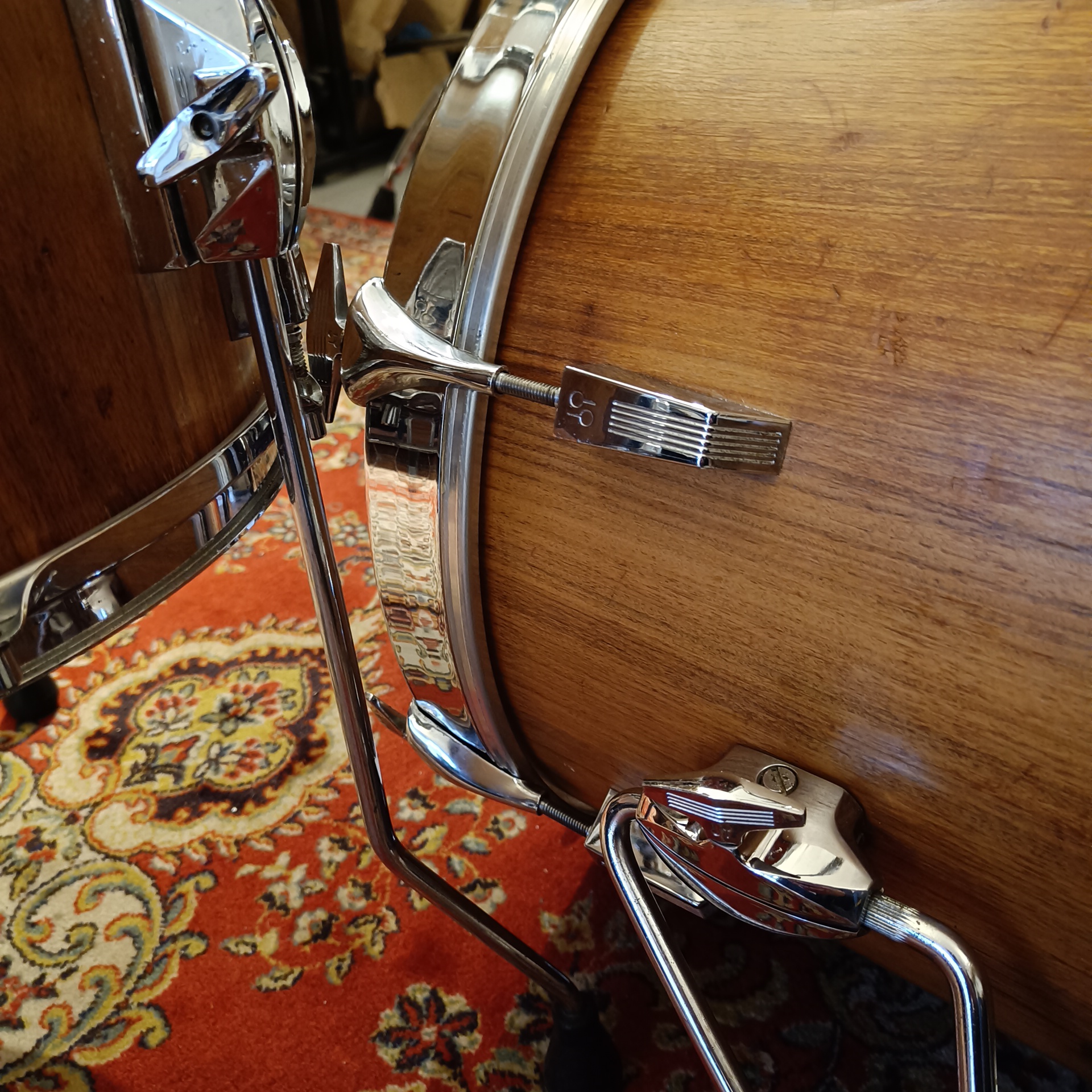 Sonor Phonic Genuine Rosewood Veneer 18"x14" 12"x8" 14"x14" Vintage early 80's - Image 15