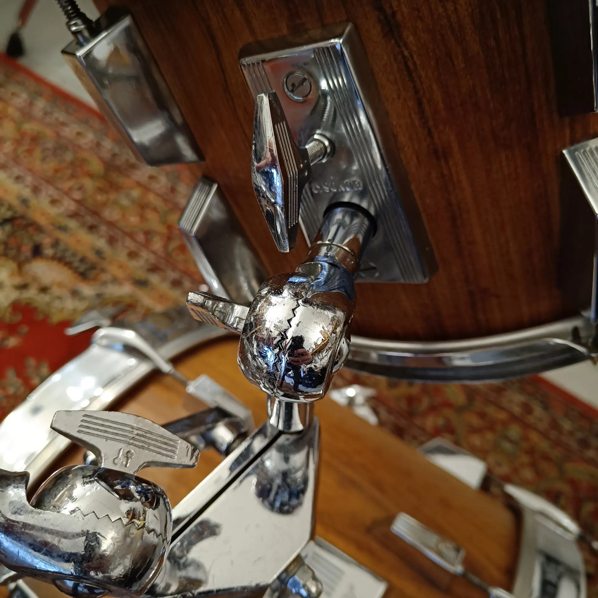 Sonor Phonic Genuine Rosewood Veneer 18"x14" 12"x8" 14"x14" Vintage early 80's - Image 16