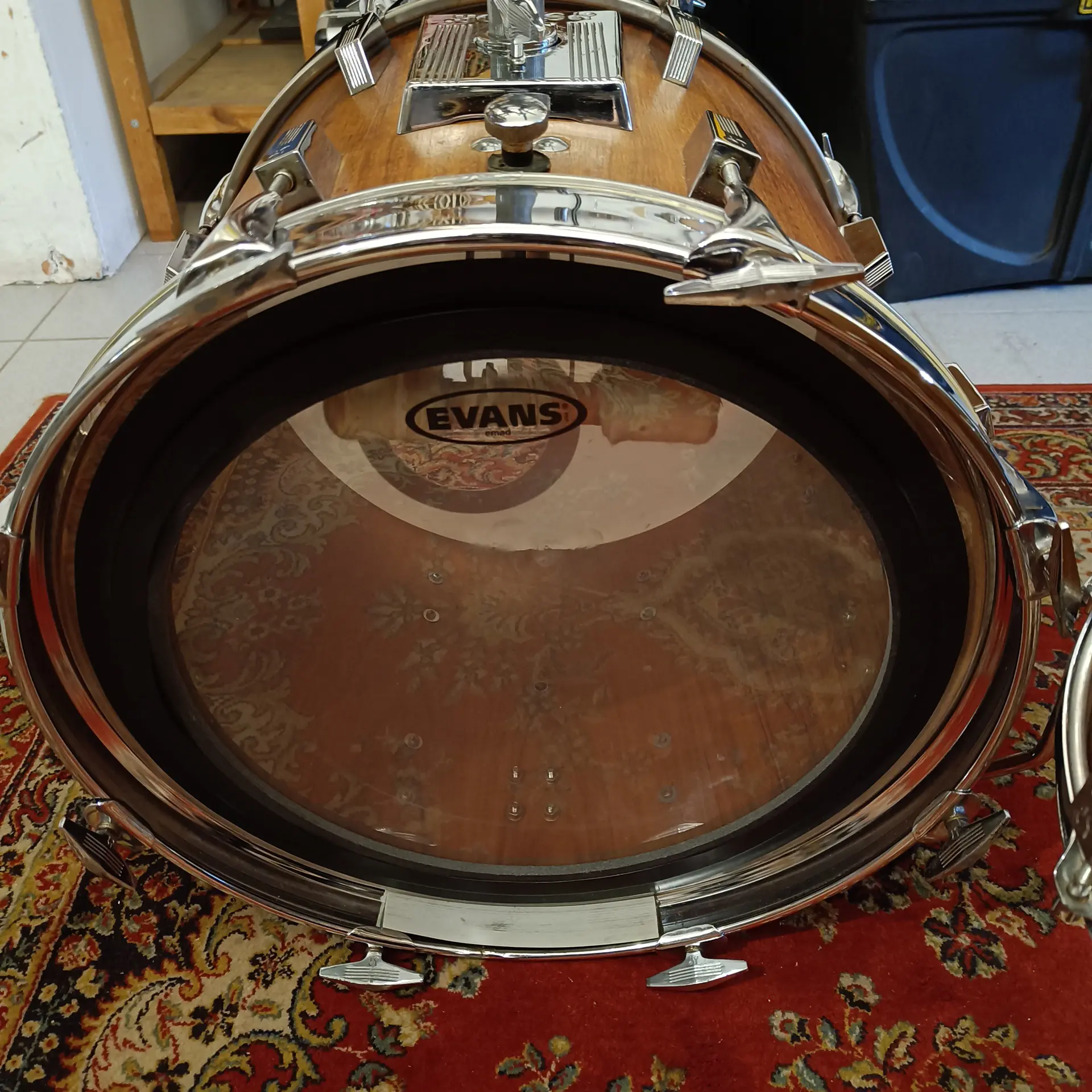 Sonor Phonic Genuine Rosewood Veneer 18"x14" 12"x8" 14"x14" Vintage early 80's - Image 8
