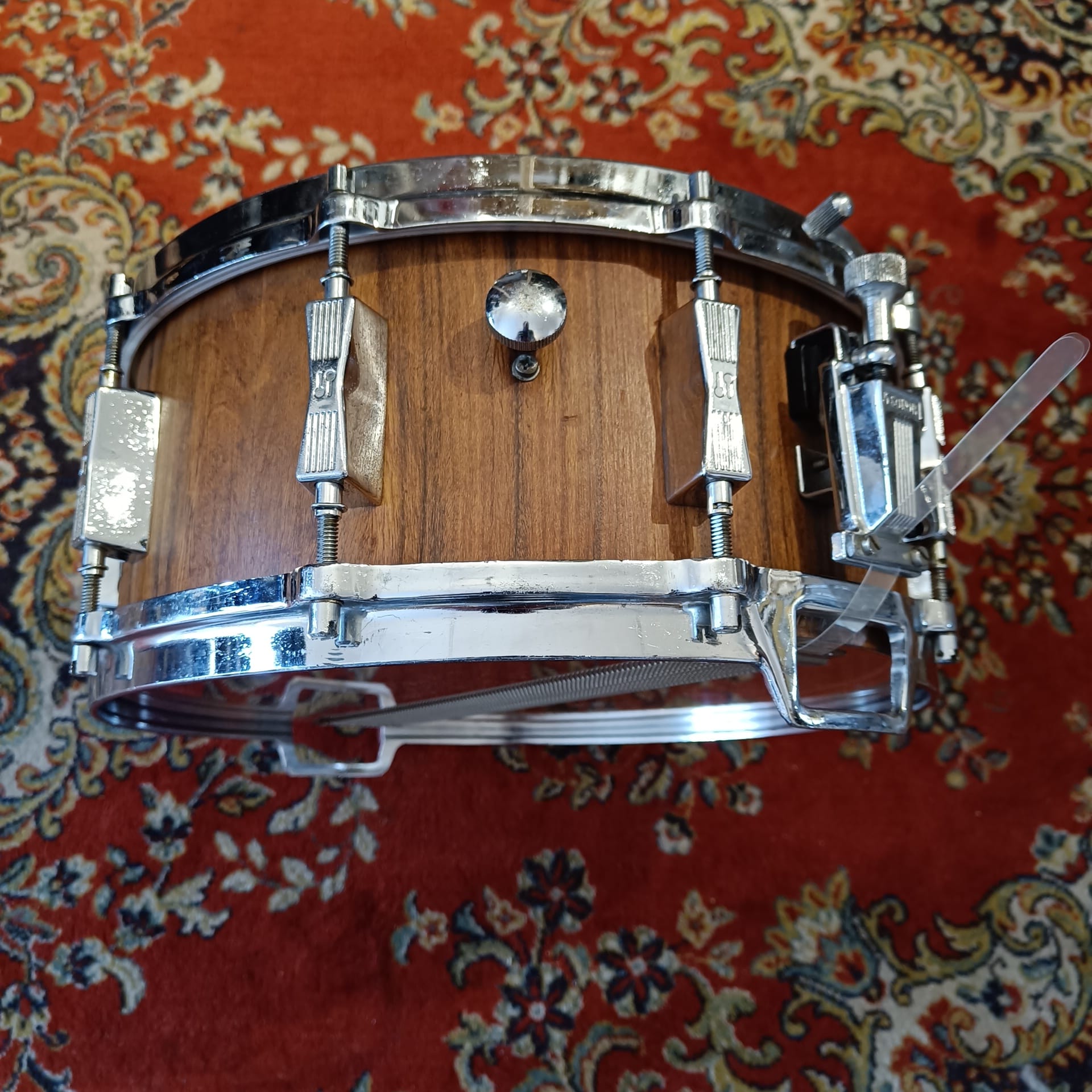 Sonor Phonic Genuine Rosewood Veneer D515 14"x5,75" Vintage 80's - Image 3