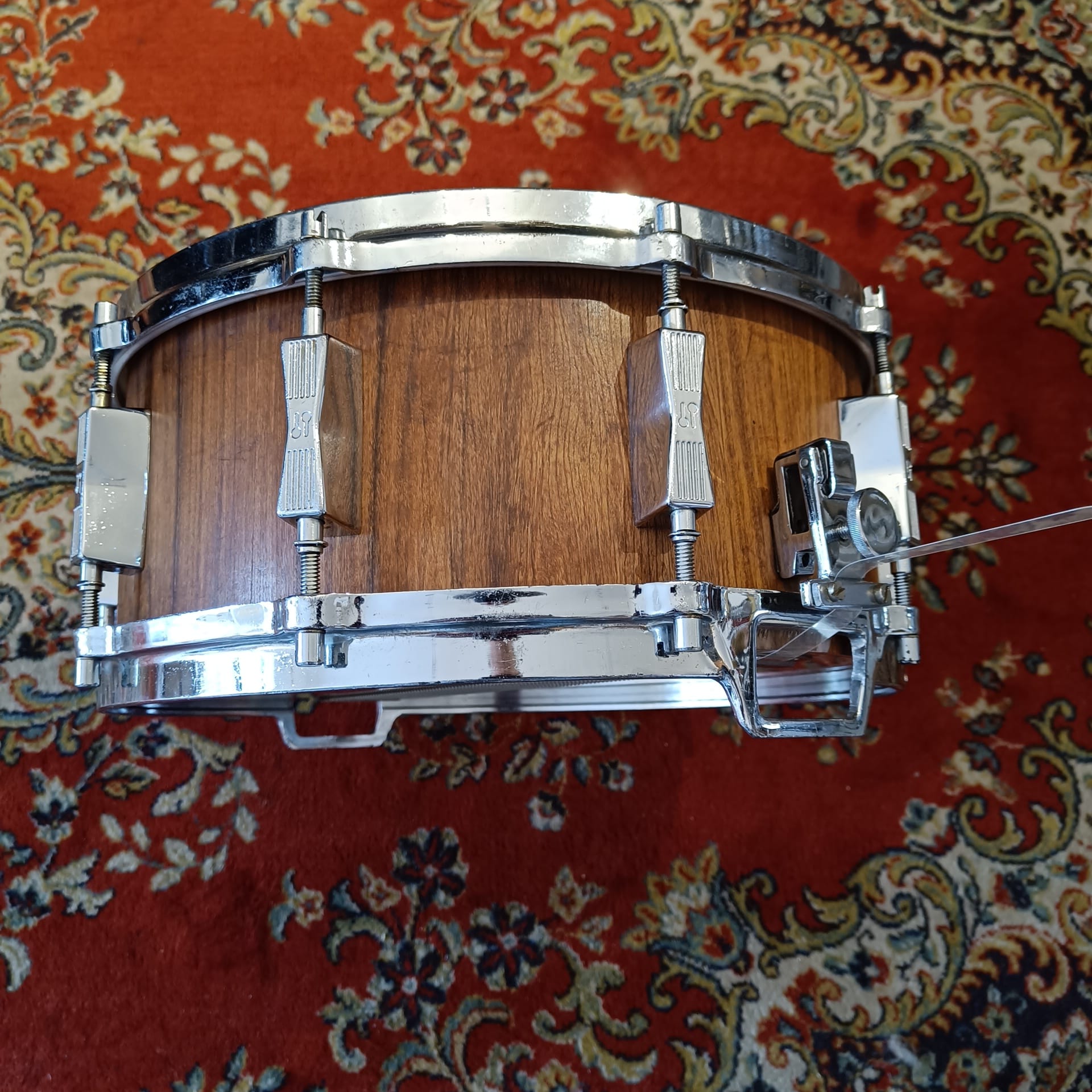 Sonor Phonic Genuine Rosewood Veneer D515 14"x5,75" Vintage 80's - Image 5